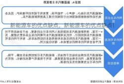 新能源车的优点缺点，新能源车的优点缺点！