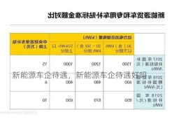 新能源车企待遇，新能源车企待遇好吗