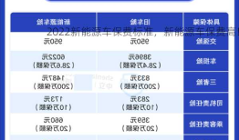 2022新能源车保费标准，新能源车保费高！