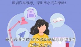 深圳汽车绿标，深圳市小汽车绿标！