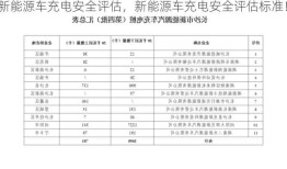 新能源车充电安全评估，新能源车充电安全评估标准！