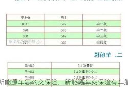 新能源车怎么交保险，新能源车交保险有车船税吗