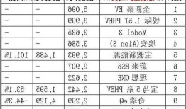 2020新能源车排行，2020新能源车排行榜前十名！