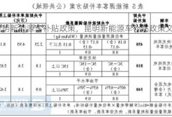 昆明新能源车补贴政策，昆明新能源车补贴政策文件