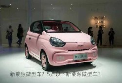 新能源微型车？5万以下新能源微型车？