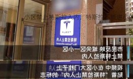 小区禁止特斯拉入内，特斯拉不能进小区？