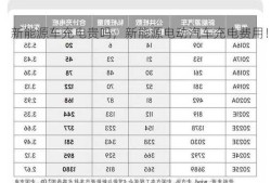 新能源车充电贵吗，新能源电动汽车充电费用！