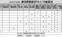 比亚迪新能源车保养？比亚迪新能源车保养一次多少钱？