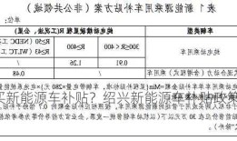 绍兴买新能源车补贴？绍兴新能源车补贴政策2023？