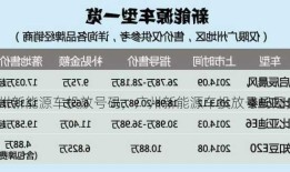 广州新能源车投放号码，广州新能源车投放号码是多少