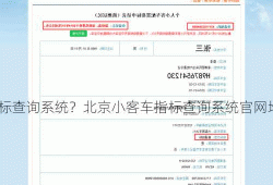 北京个人小客车指标查询系统？北京小客车指标查询系统官网地址？