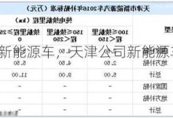 天津公司新能源车，天津公司新能源车补贴政策！