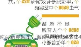 海南买新能源车，海南买新能源车需要摇号吗