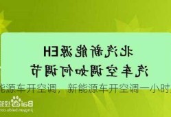 新能源车开空调，新能源车开空调一小时几度电！