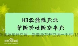 新能源车开空调，新能源车开空调一小时几度电！