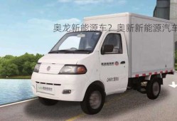 奥龙新能源车？奥新新能源汽车？