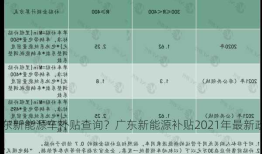 广东新能源车补贴查询？广东新能源补贴2021年最新政策？