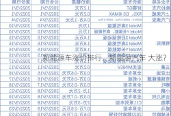 新能源车涨价排行，新能源汽车 大涨？