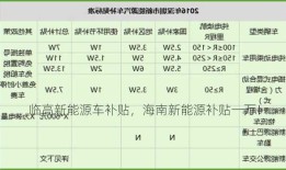 临高新能源车补贴，海南新能源补贴一万！