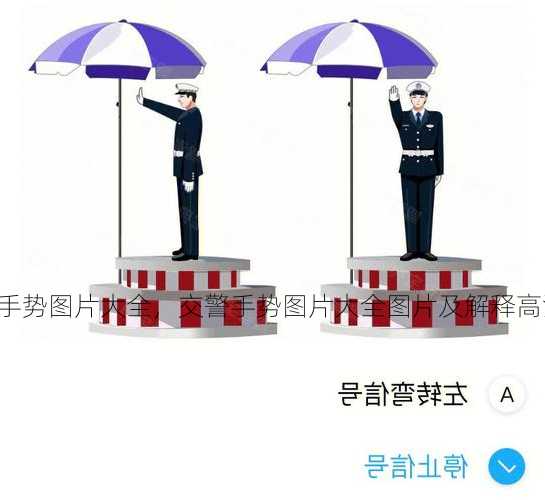 交警手势图片大全，交警手势图片大全图片及解释高清？