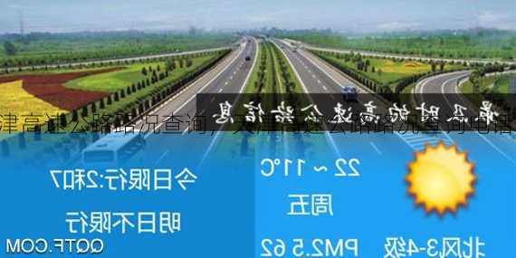 天津高速公路路况查询，天津高速公路路况查询电话！