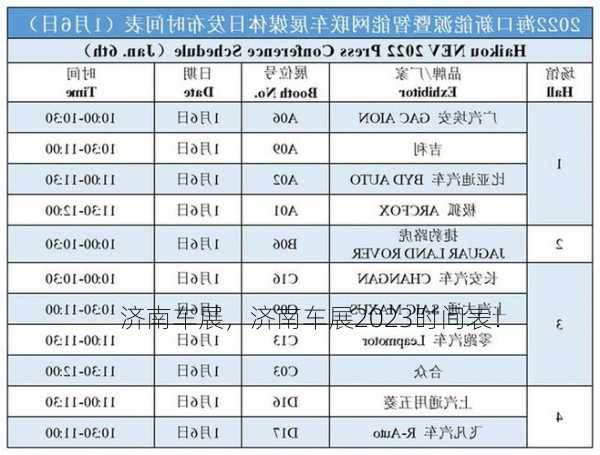 济南车展，济南车展2023时间表！