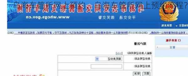 乌海车管所网上预约，乌海车管所网上预约流程？