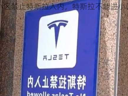 小区禁止特斯拉入内，特斯拉不能进小区？