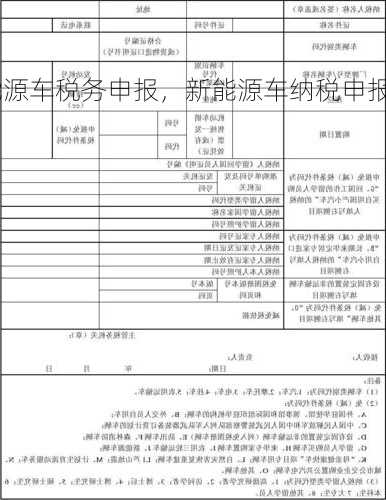 新能源车税务申报，新能源车纳税申报指南