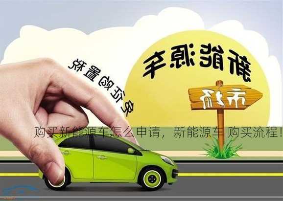 购买新能源车怎么申请，新能源车 购买流程！