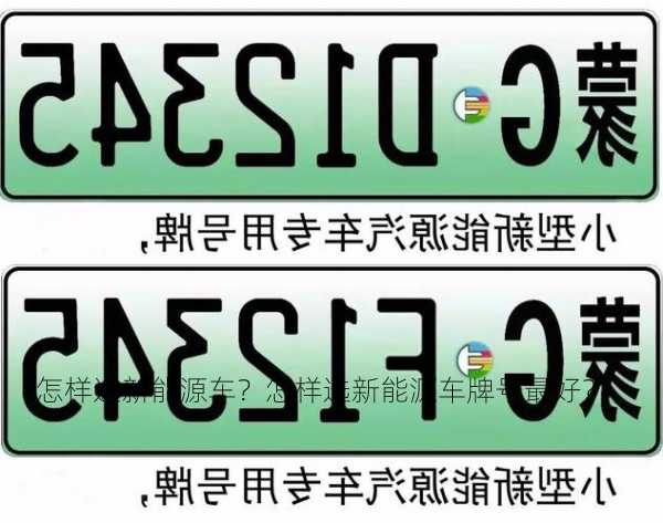 怎样选新能源车？怎样选新能源车牌号最好？