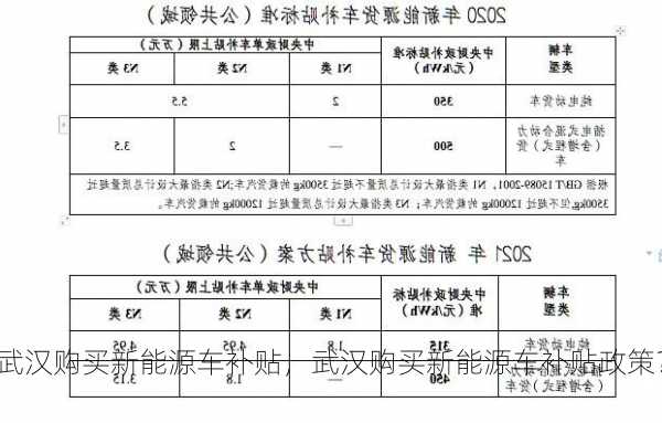 武汉购买新能源车补贴，武汉购买新能源车补贴政策？