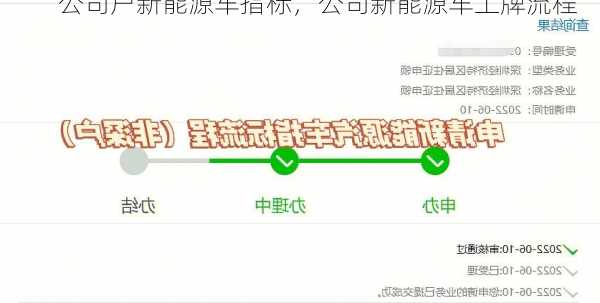 公司户新能源车指标，公司新能源车上牌流程