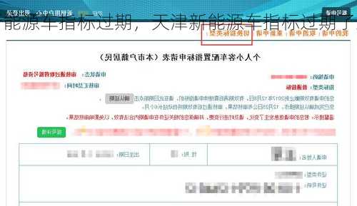 天津新能源车指标过期，天津新能源车指标过期了怎么办？