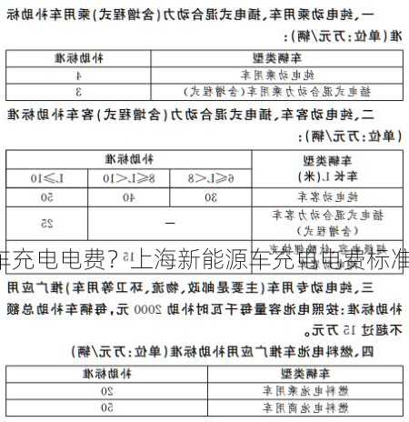 上海新能源车充电电费？上海新能源车充电电费标准？