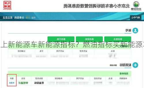 燃油指标上新能源车新能源指标？燃油指标买新能源车后？