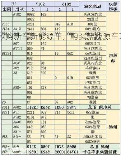 欲购新车新能源车，购买新能源车政策？