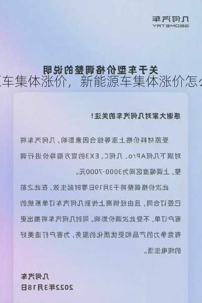 新能源车集体涨价，新能源车集体涨价怎么办？