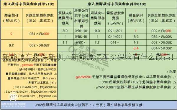 新能源车投保新规，新能源汽车买保险有什么政策！