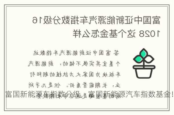 富国新能源车指数分级，富国新能源汽车指数基金！