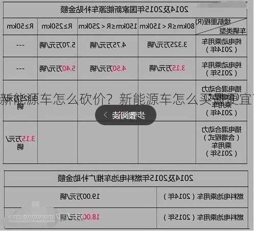 新能源车怎么砍价？新能源车怎么买最便宜？