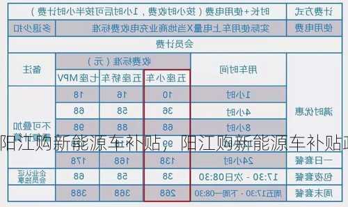 阳江购新能源车补贴，阳江购新能源车补贴政策