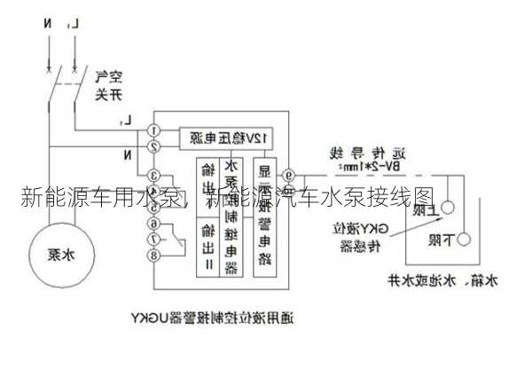 新能源车用水泵，新能源汽车水泵接线图