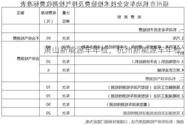 萧山新能源车年检，杭州新能源车年检