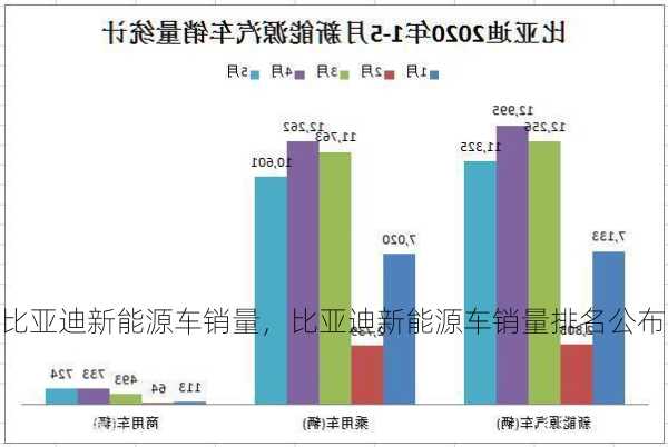 比亚迪新能源车销量，比亚迪新能源车销量排名公布