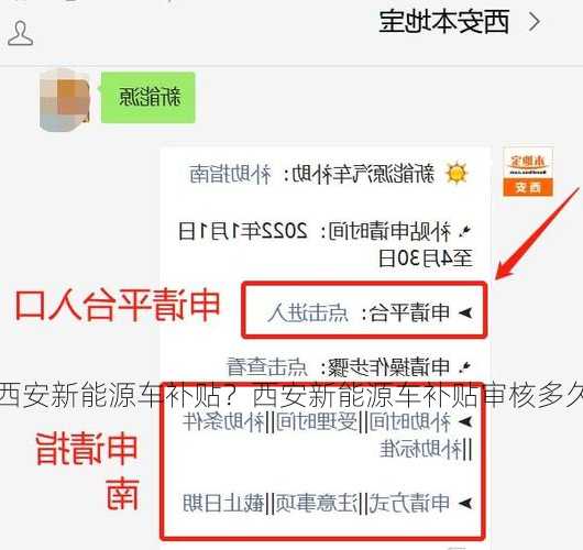 西安新能源车补贴？西安新能源车补贴审核多久？