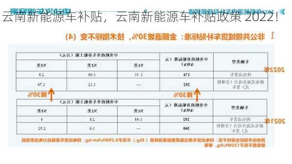 云南新能源车补贴，云南新能源车补贴政策 2022！