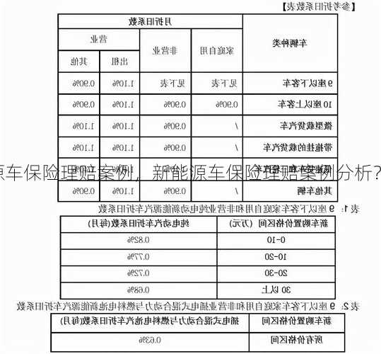 新能源车保险理赔案例，新能源车保险理赔案例分析？