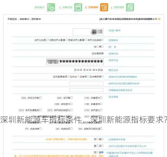 深圳新能源车指标条件，深圳新能源指标要求？