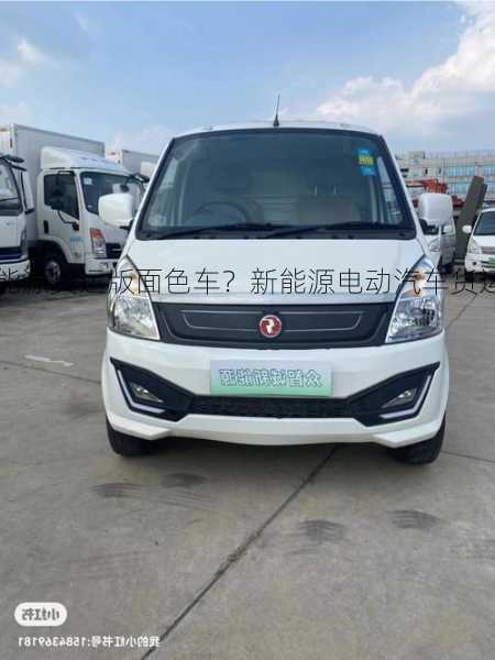 新能源货运版面色车？新能源电动汽车货运版？